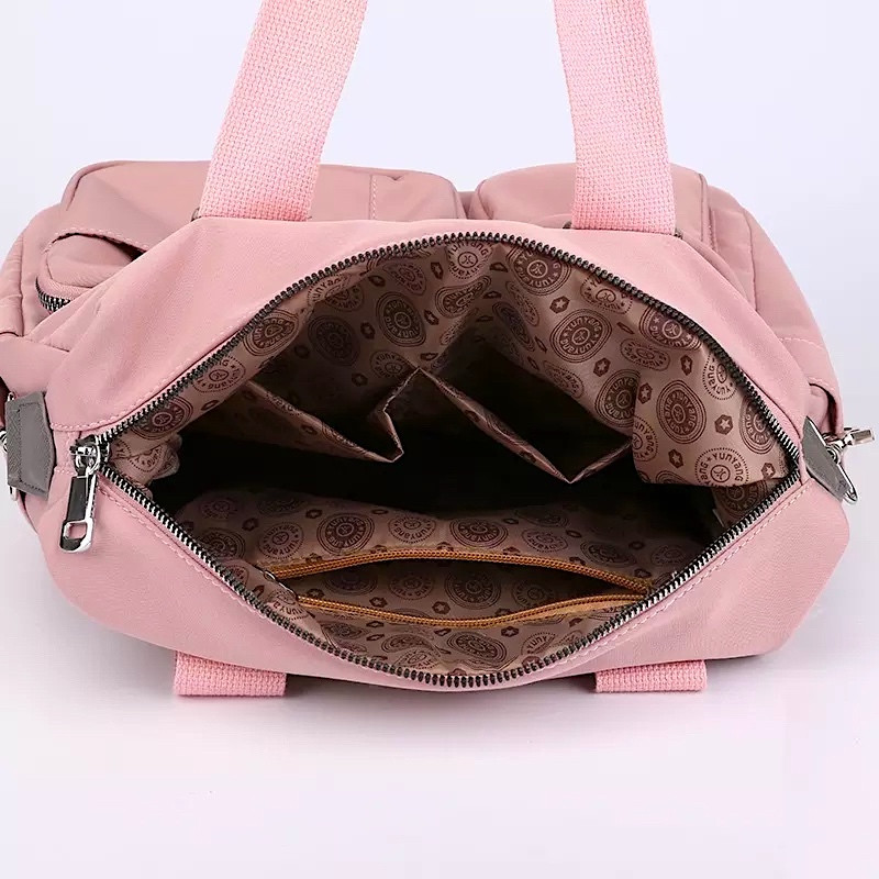 Mommy bag High capacity portable Tote Handbag Travel Mom Baby Diaper Bag Pink Black Grey